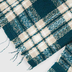 Chemises en flanelle à carreaux vert et bleu respirantes pour hommes, coupe régulière, personnalisables, collection 2026 – Vente en gros - Product Image 5