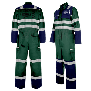 Heavy Duty Workwear Set Overall |Bib |Button up Shirt |Crew Neck B2B Reflective Workwear Set With Waterproof Fabrics for Safety - Product Image 1