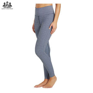 Leggings de yoga de cintura media para mujer, personalizados, transpirables, ecológicos, elásticos, de poliéster/nailon, con control de abdomen, pantalones de gimnasio - Product Image 1