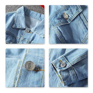 Nouvel arrivage de nouvelles vestes élégantes pour hommes veste en jean d'hiver en denim avec poches déchirées veste en jean avec boutons à l'avant de grande taille veste en jean pour hommes - Product Image 6