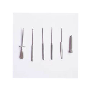 Instruments chirurgicaux ORL 2025 Nouveaux en acier inoxydable réutilisables : Couteau en forme de faucille, Trocart, Curette sinusale, Élévateur, Support d'endoscopie - Product Image 1