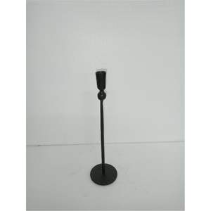 Bougeoir décoratif en fonte noire en gros | Porte-bougie en métal avec poignée, fer forgé à la main, accessoires de décoration intérieure - Product Image 5