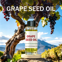 Huile de pépins de raisin extraite au CO2 supercritique la plus vendue - Huile végétale naturelle de qualité alimentaire et cosmétique pour la santé et la beauté, riche en phytostérols, en fût