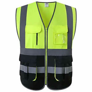Nouveau design en gros meilleure qualité gilet réfléchissant de travail haute visibilité gilet de travail respirant avec logo personnalisé - Product Image 2