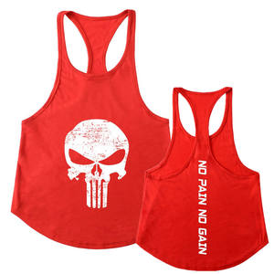 เสื้อกล้ามผู้ชายสีดำพิมพ์ลายได้ตามต้องการสำหรับกีฬาลำลองและฟิตเนสกล้ามเนื้อ - Product Image 6