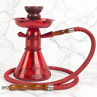Mini chicha portable en verre avec corps coloré, petite taille, facile à transporter, idéale pour les bars, les fêtes, les cadeaux, les narguilés, les chichas