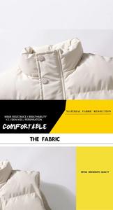 2023 เสื้อกั๊กผู้ชายฤดูใบไม้ร่วงฤดูหนาวเสื้อกั๊กขนาดใหญ่,เสื้อแขนกุด,พิมพ์สีดําปักเป้าเสื้อStreetwearแฟชั่นผู้ชาย - Product Image 5