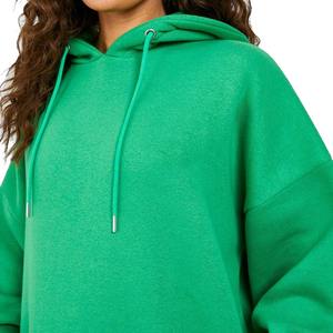 Última Llegada de Invierno 2024, Sudaderas con Capucha Extra Grandes de Color Verde Oscuro para Mujer, 100% Algodón, Ecológicas, Personalizables, Básicas - Product Image 4