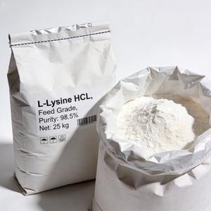 L-Lisina HCL de Grado Alimenticio 98.5%, Aminoácido en Polvo para Nutrición Animal - Product Image 1