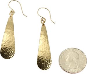 Grandes boucles d'oreilles en laiton pour filles Fashion Boucles d'oreilles classiques en laiton petites et délicates au prix le plus bas - Product Image 2