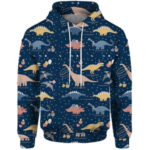 เสื้อฮู้ดผ้าคอตตอนระบายอากาศสำหรับผู้ชายเสื้อแบบสวมหัวพิมพ์ซับลิเมชัน3D สำหรับผู้ชาย - Product Image 3