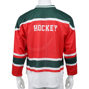 Maillot de hockey sur glace personnalisé 100% polyester Vêtements de sport personnalisés avec votre propre logo de marque - Product Image 2