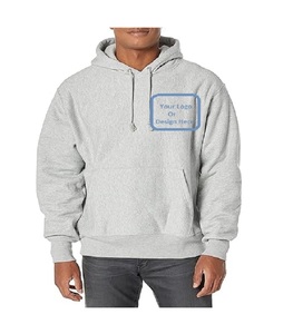 Sweats à capuche personnalisés Unisex Fleece Sweats à capuche de haute qualité 50% coton 50% polyester tricoté Lavage en machine Stocks de vêtements Sweats à capuche - Product Image 4