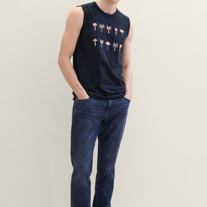 Camiseta sin Mangas Casual para Hombre al por Mayor, OEM, de Alta Calidad, Transpirable, 100% Algodón, Impresión por Sublimación, Logotipo Personalizado, Estilo Moderno - Product Image 3