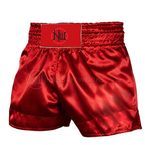 Shorts de boxe pour hommes légers, personnalisables, confortables, à taille élastique, respirants, séchage rapide, 100% polyester, service OEM - Product Image 1