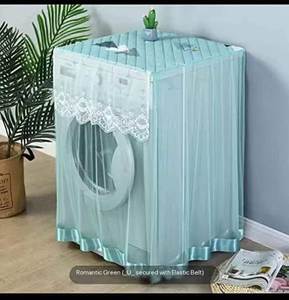 Housse de machine à laver rose, accessoire élégant pour la salle de bain - Product Image 3