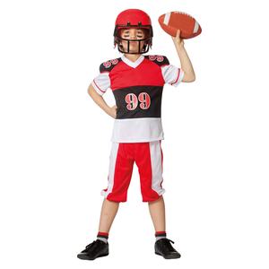 ชุดเครื่องแบบทีมอเมริกันฟุตบอลชุดเสื้อผ้าทอลายทแยงวัสดุโพลีเอสเตอร์แบบระบายอากาศสำหรับทุกเพศพร้อมชื่อทีมที่กำหนดเอง - Product Image 3