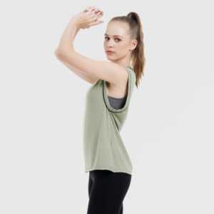 Custom OEM Service Ladies Gym Singlet <b>Women</b> Sport <b>Tank</b> <b>Top</b> Tanktop <b>Women</b> Crop Casual <b>Women</b> Plus Size Cotton / Bamboo Fiber - Product Image 4