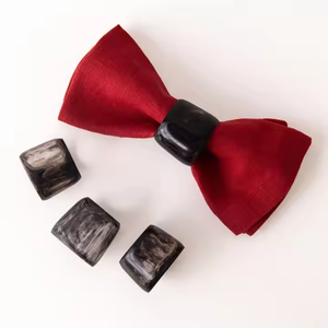 Ensemble de ronds de serviette en corne fabriqués à la main rustiques porte-serviettes en matériau naturel pour Table à manger accessoires décoratifs uniques - Product Image 3