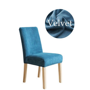 Housse de chaise de pédicure de mariage haute qualité, polyester bleu, housse de canapé, fabricant vietnamien pour la protection des meubles - Product Image 1