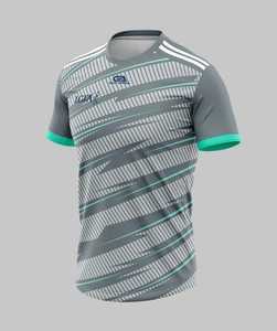 Conjunto de uniformes de fútbol personalizados para hombres, camisetas de fútbol a precio barato con pantalones cortos y parte superior con impresión de logotipo personalizado - Product Image 5