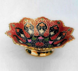 Frutero seco decorativo de latón de la mejor calidad, cuenco de servicio multiusos, frutero decorativo hecho a mano para mesa. - Product Image 6