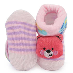 Newborn <b>Booties</b> - Pink - Product Image 2