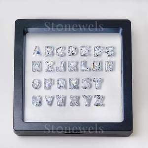 IGI pour GIA certifié 6-7mm laboratoire synthétique cultivé Alphabet diamant lettre J en DEF VVS VS1 HPHT CVD en vrac pour bijoutier - Product Image 3