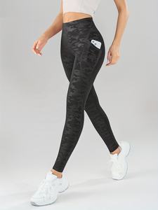 Leggings Deportivos de Yoga para Mujer al por Mayor, de Cintura Alta, Ajustados, Elásticos, Sin Costuras, para Gimnasio y Entrenamiento - Product Image 3