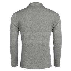 Polos de manga larga para hombre de calidad superior Slim Fit Polos de manga larga para hombre Polos transpirables para hombre - Product Image 4