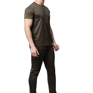 Conjunto Deportivo de Verano para Hombre, Estilo Urbano, con Logotipo Personalizado, 100% Algodón, Transpirable, Ligero, Ropa Profesional para Exteriores 2026 - Product Image 1