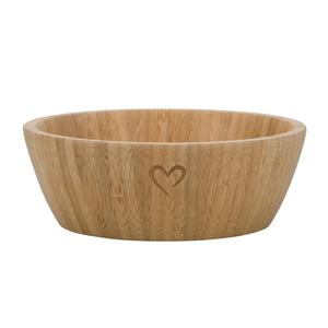 ชามเสิร์ฟทำจากไม้เป็นมิตรต่อสิ่งแวดล้อมชามสลัดทำมือปรับขนาดได้ออกแบบได้เองใช้ในงานแต่งงานงานปาร์ตี้ - Product Image 3