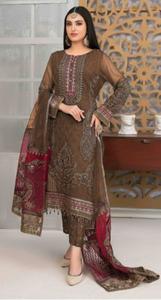 Heavy Georgette Pakistani Suit con bordado Work Party Wear Collection - Product Image 2
