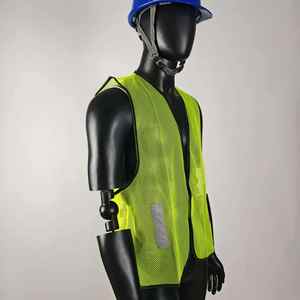 Vêtement de travail haute visibilité, veste de sécurité sans manches avec bande réfléchissante pour les travailleurs du bâtiment et les travailleurs en extérieur - Product Image 4