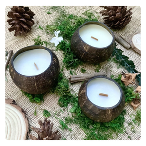 ข้อเสนอพิเศษ | เทียนกะลามะพร้าวธรรมชาติ | น้ำมันหอมระเหยออร์แกนิก | เหมาะสำหรับการพักผ่อน - Product Image 3