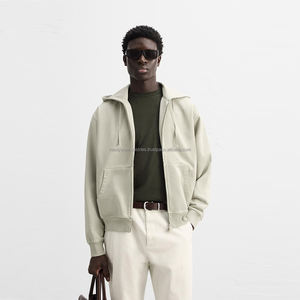 Alta calidad 450 GSM algodón grueso en blanco peso pesado de gran tamaño Unisex Sudadera con capucha logotipo personalizado hombres polar para invierno para hombres - Product Image 6