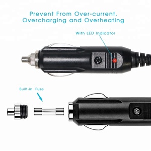 Câble d'extension allume-cigare 12V/24V 18AWG/2C, adaptateur d'alimentation de voiture mâle-femelle - Product Image 3