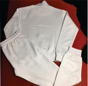 Ensemble de survêtement de sport unisexe de haute qualité, lourd, avec fermeture éclair, pour le jogging, le football, le sport, vente en gros par le fabricant - Product Image 4