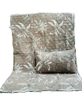 Parure de lit florale 100 % coton biologique, écologique et recyclable, taille King, motifs personnalisés, blanc, pour chambre à coucher
