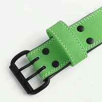 Ceinture de musculation PRO avec logo personnalisé, vente en gros, durable, unisexe, 4 pouces de large, en cuir de vache, ceinture rembourrée pour la musculation