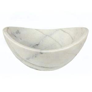 Évier rond; Conception de double couche de marbre noir et blanc Fabriqué en verre trempé élevé; résistant aux rayures et non poreux - Product Image 3