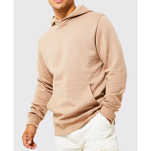 Sweat-shirt à capuche surdimensionné unisexe avec logo personnalisé Sweat-shirt en coton poids lourd Sweat-shirt à capuche pour homme personnalisé - Product Image 2