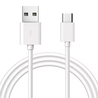 Kabel USB 2.0 ke Type-C Silver Deer 3A Fast Charging 2.1A/3A dengan Konduktor Tembaga Murni dan Selubung TPE untuk Ponsel