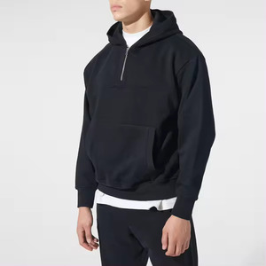 Sudaderas con Capucha para Hombre de Alta Calidad, Gruesas, de Algodón Transpirable y Sostenible, 400g, Hombros Caídos, con Cierre, Tallas Grandes - Product Image 3