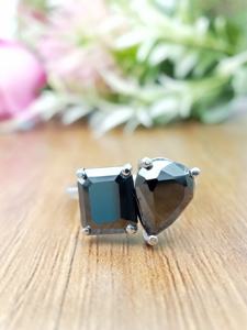 แหวนแต่งงาน/หมั้นเพชรทรงหัวใจแบบสั่งทำพิเศษ ประดับเพชร VVS เงินแท้ 925 รับรองโดย GIA ดีไซน์ทันสมัย 100% - Product Image 6