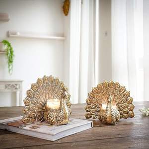 <b>Sack</b> Aluminium Dancing Swan Figurine Pair for <b>Christmas</b> for & Good Luck | Home Dcor Tabletop Showpiece Scented Votive Candles - Product Image 1