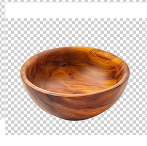 Nouveau design de vaisselle grand bol de service en bois pour salade légumes et bonbons fait à la main pour manger à la maison de haute qualité et finition - Product Image 2