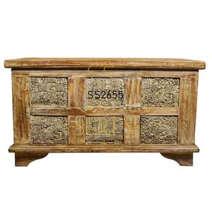 Indian Designer Solid Wood Handcrafted Drawer <b>Cabinet</b> Unique Wooden Furniture for Hotels and Living Room Use - Product Image 1