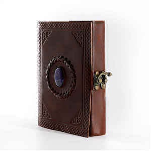 Latest Stylished Leather Journal Vintage Antique Deckle Edge Paper Vintage Leather Journal With <b>Lock</b> Closure for Bulk Supply - Product Image 5