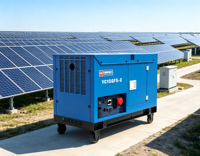 Générateur diesel silencieux 20 kVA, 15 kW, démarrage électrique, bicylindre en V, groupe électrogène AVR, réservoir 26 L, 230 V, 400 V, 1326 cm³, 200 A CC
